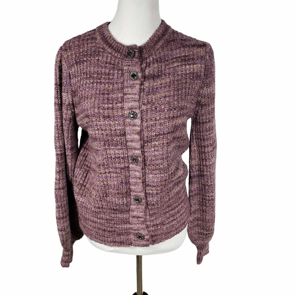 Who What Wear size Small Plum Purple Cardigan Sweater